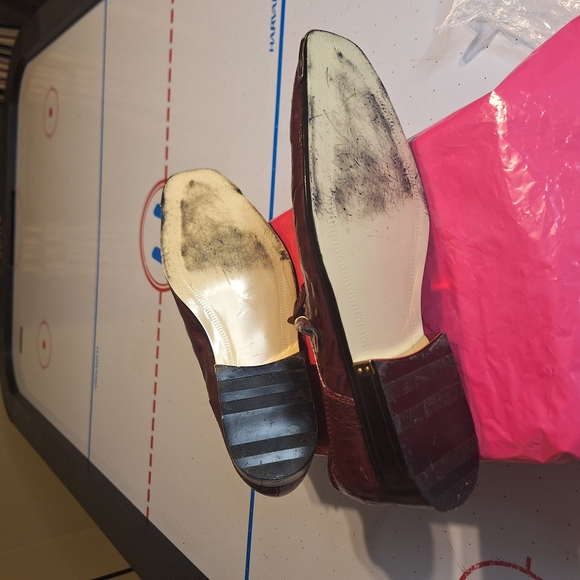 Miralto Elegant Brown Faux Alligator Men's Oxfords Shoes.Size 10 - Picture 5 of 10